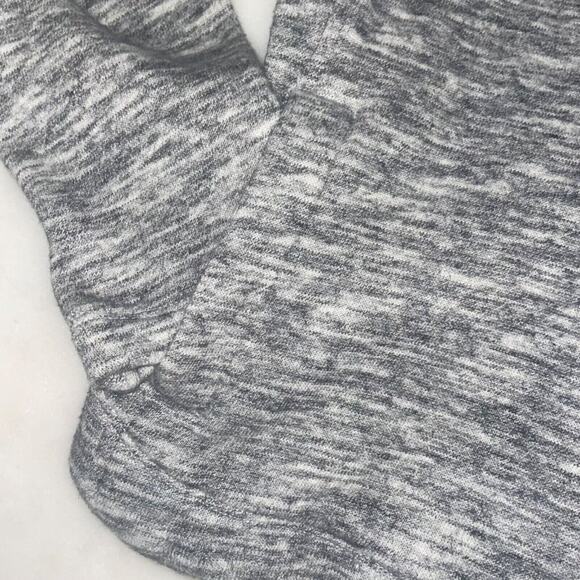 CAbi Marbled Gray Short Cotton Jacket Style #596 | Small | Cozy Funnel Neck - Picture 2 of 5